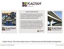 Tablet Screenshot of kalyangroup.in